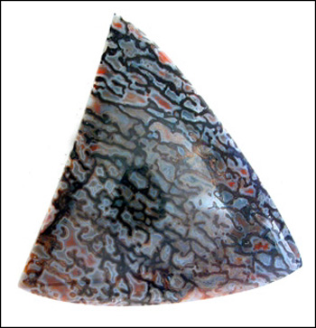 PETRIFIED DINOSAUR BONE DESIGNER CABOCHON (Utah, U.S.A.)  -- 28.34 CT. Freeform